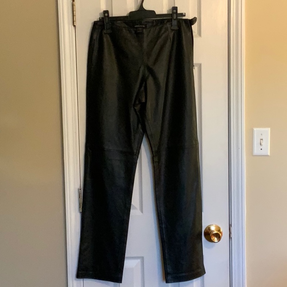 Black Leather Pants